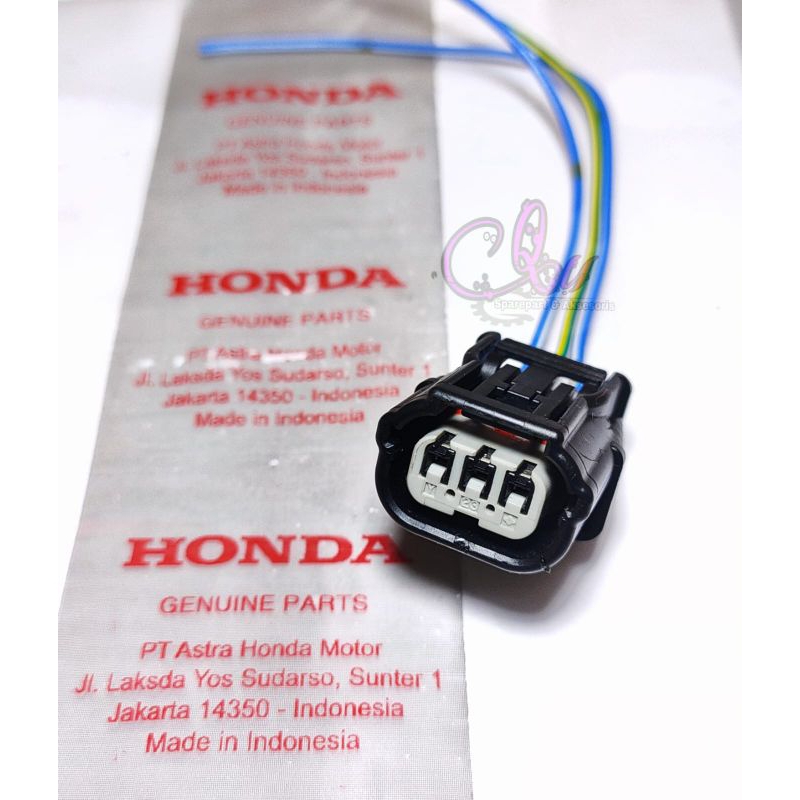Soket Stoplamp lampu bekang Vario 125 Vario 150 Soket kabel lampu belakang Vario 150 Vario 125 Pin 3