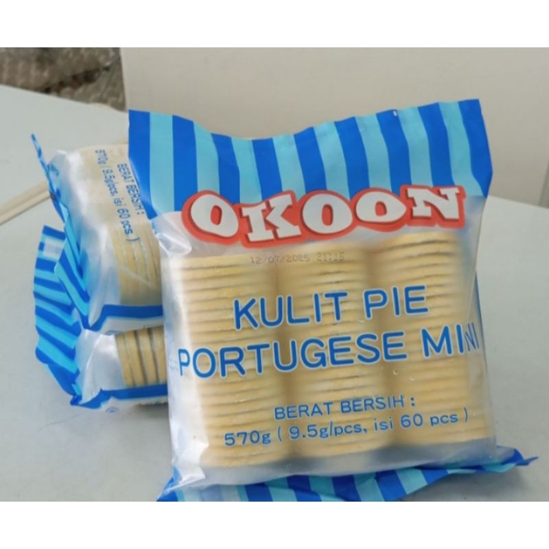 

OKOON Kulit Pie Portugis isi 30pcs