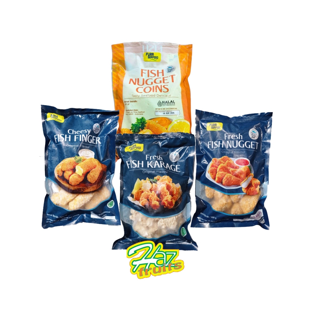 

Fura Seafood Fish Nugget | Karage | Cheesy Fish Finger 500g