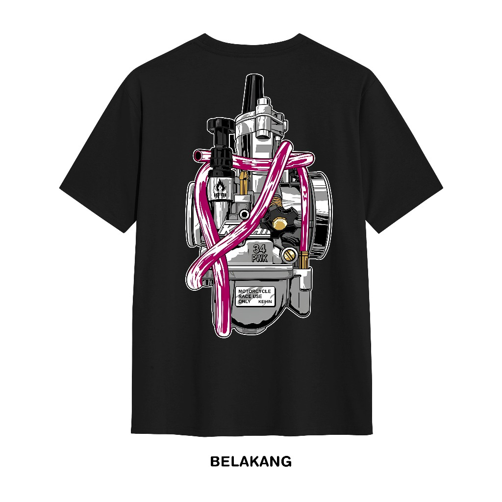 kaos karbu PWK racing | kaos balap motor matic ninja rr 2stroke | kaos original distro