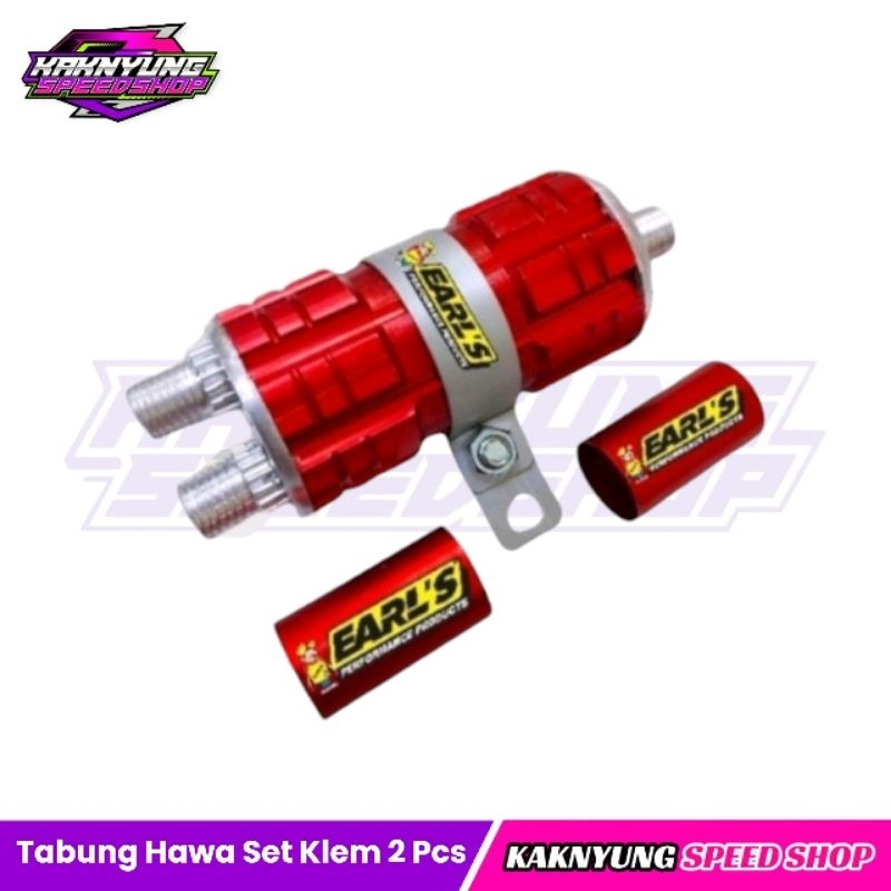 Tabung Hawa CNC Tabung Hawa Mio Tabung Hawa Beat Karbu Set Klem 2 Pcs