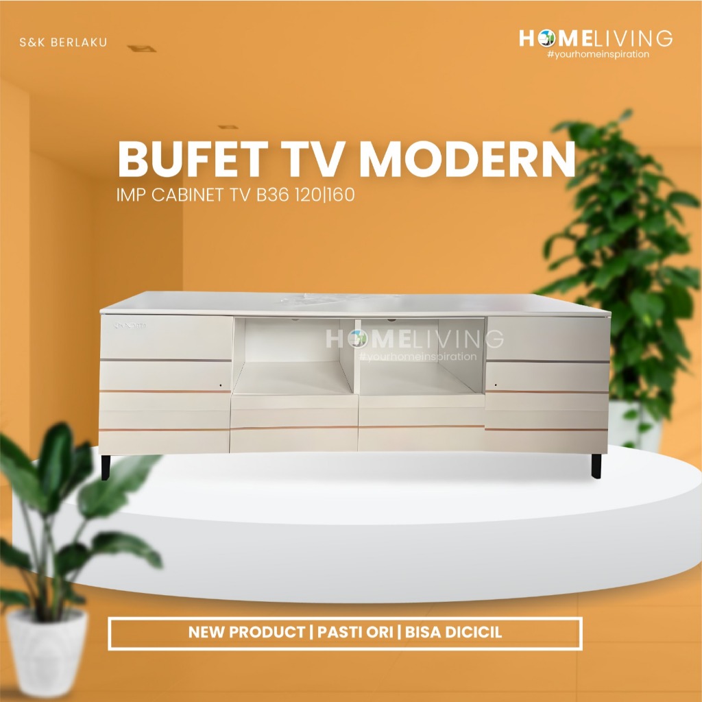 HOMELIVING-RAK TV BESI - BUFFET TV BESI - LEMARI TV BESI - LEMARI BESI SERBAGUNA - BUFFET BESI SERBA