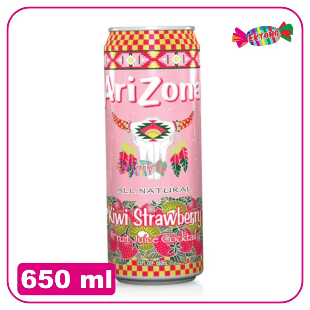 

ARIZONA DRINK KIWI STRAWBERRY FRUIT JUICE COCKTAIL 650ml Minuman Jus Buah