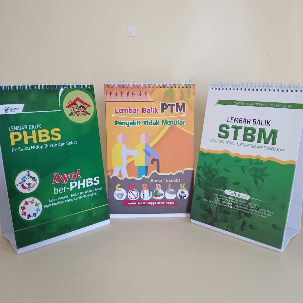 Paket Hemat - Paket Lembar Balik : lembar Balik PHBS - Lembar Balik STBM - Lembar Balik PTM