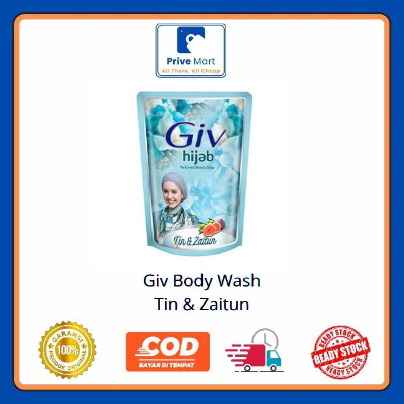 Giv Body Wash Hijab Tin & Zaitun