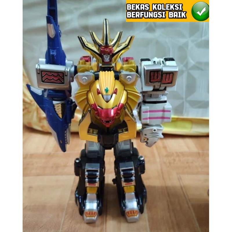 Dx Power Rangers Wild Force Hyakujuu Sentai Gaoranger Megazord Loose