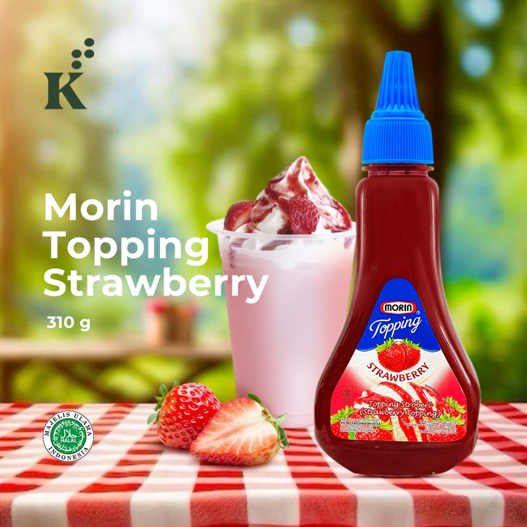 

Morin Topping Strawberry 310 g