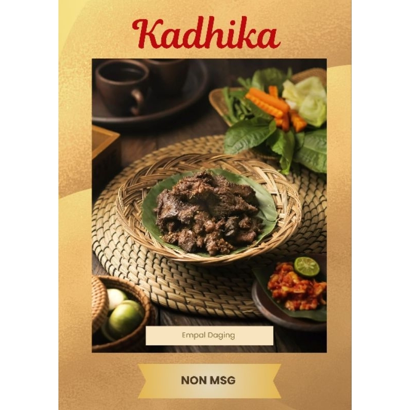 

Empal Kadhika makanan instan premium sehat praktis ready to eat resep tradisional nini