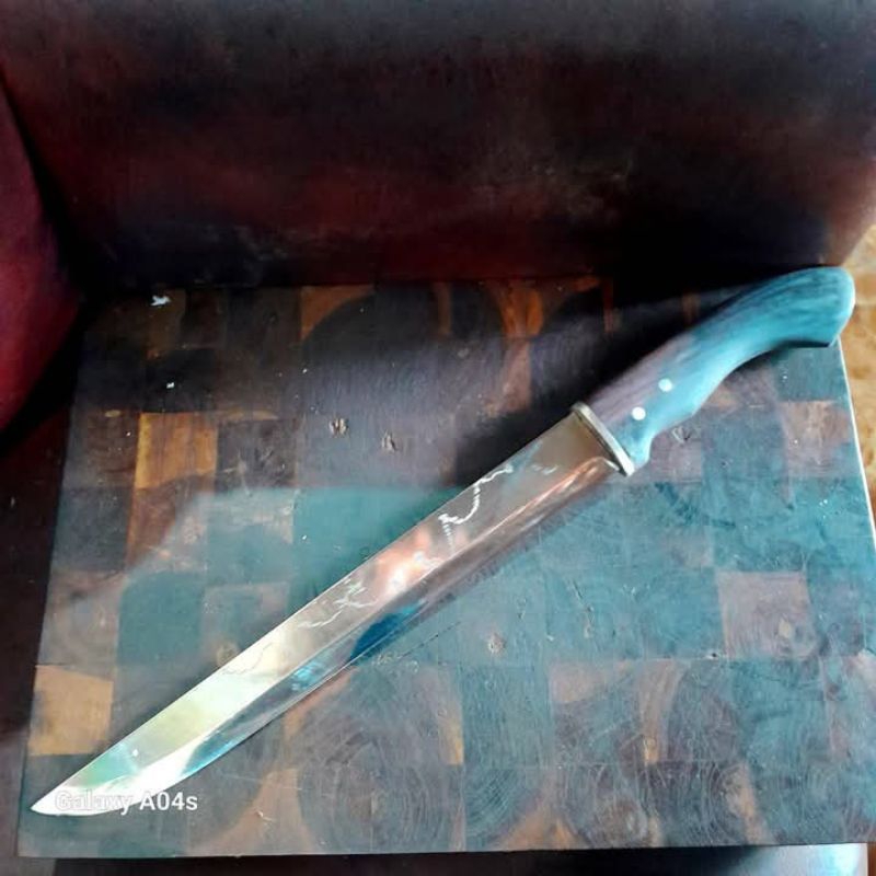 pisau sembelih kambing baja hss julia m42 co8%   pb31cm