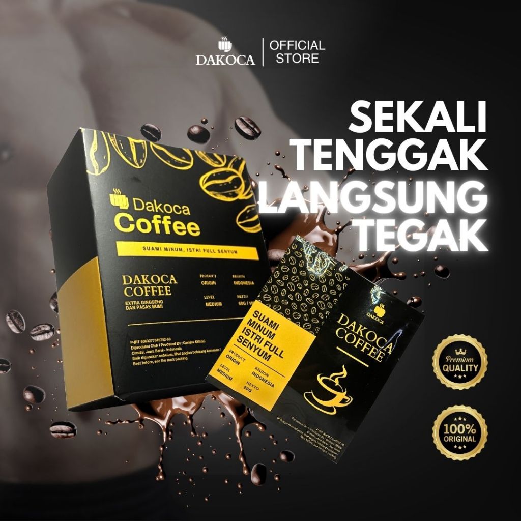 

Kopi Stamina Pria DAKOCA Coffee Tahan Lama