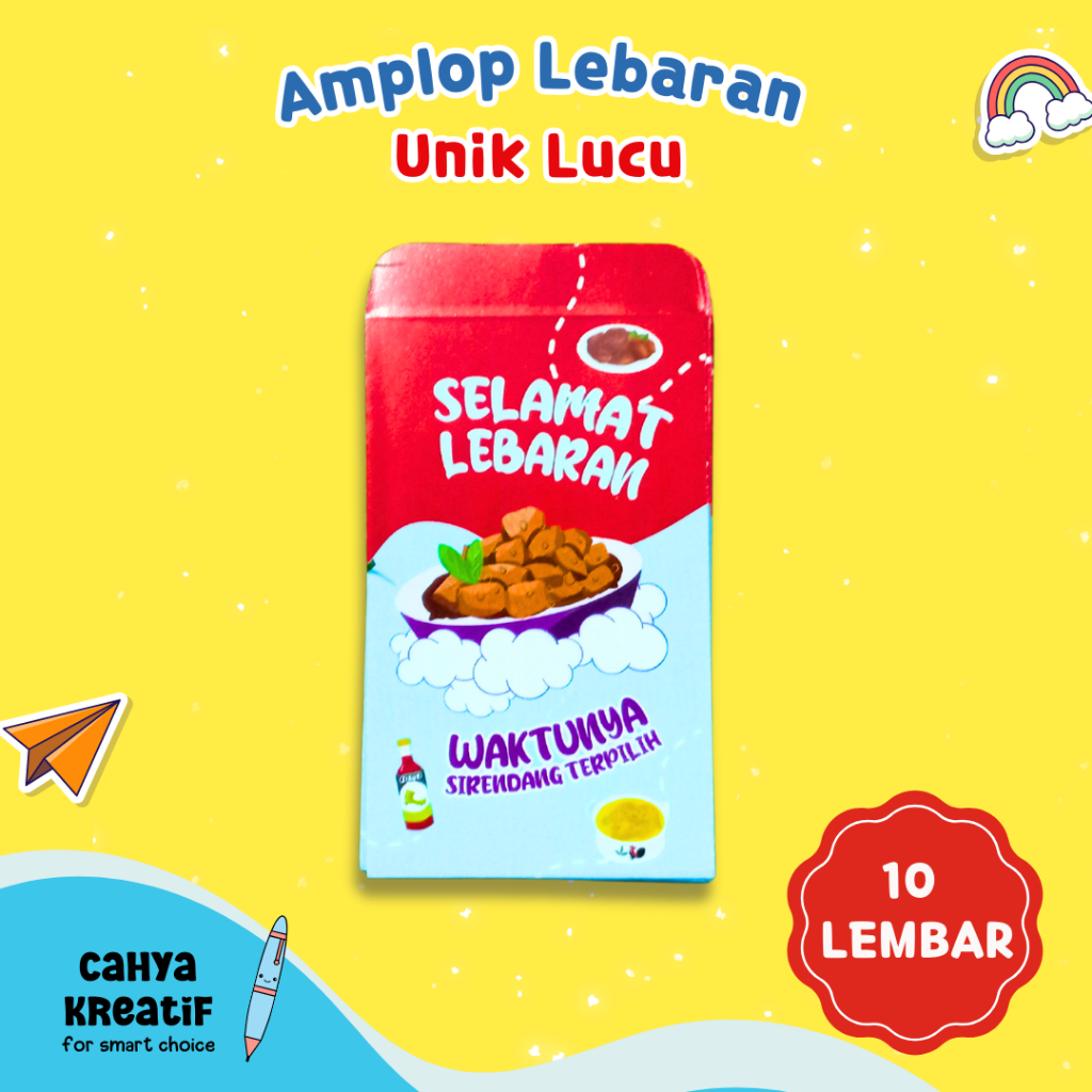 

Amplop Lebaran KECIL, amplop idul fitri ANAK, angpao lebaran (1Pak Isi 10Pcs)