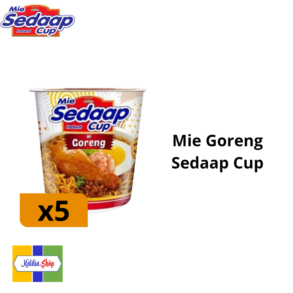 

Mie Sedaap Cup Goreng Instant x 5