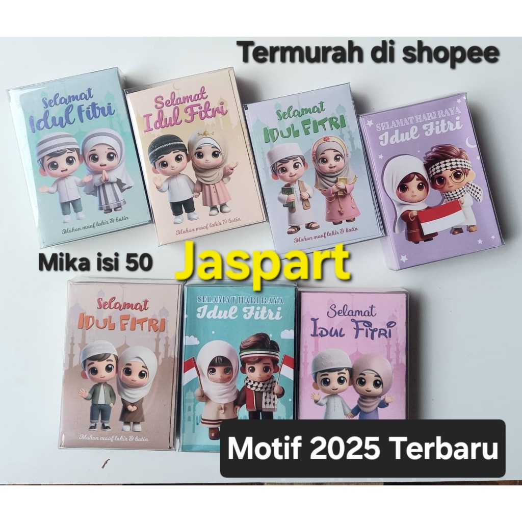 

AMPLOP HARI RAYA LEBARAN 2025 IDUL FITRI MIKA ISI 50 LEMBAR MURAH MERIAH AMPLOP ISLAMI KARTUN LUCU