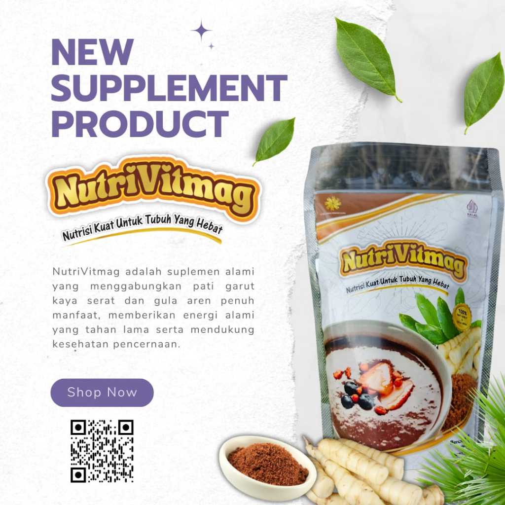 NutriVitmag (Kombinasi Pati Garut dan Gula Aren )