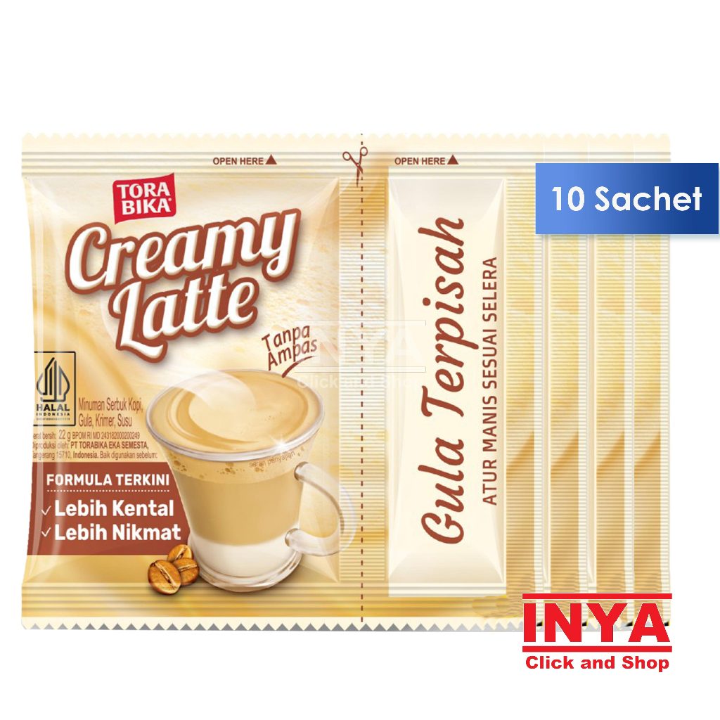 

Torabika Creamy Latte Coffee 10x25gr Renceng - Kopi Instan