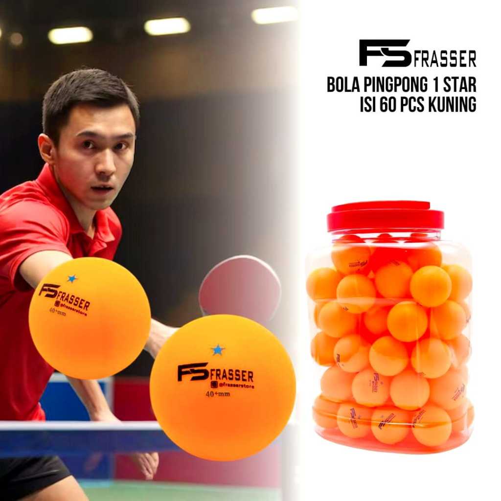 Frasser Bola Pingpong Bola Tenis Meja ABS BLPP 02