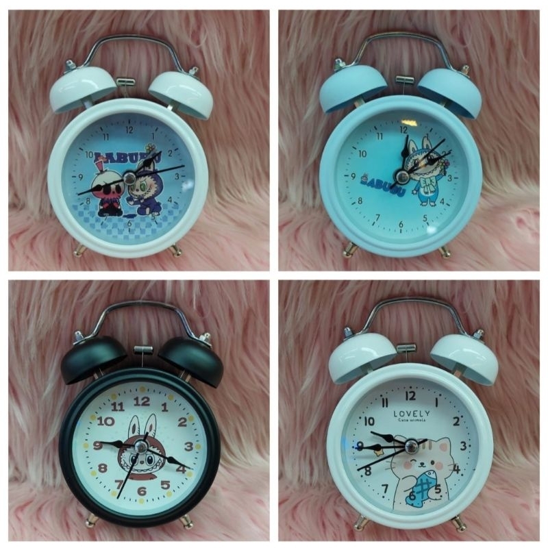 Jam Alarm Anak - Jam Beker karakter Labubu tipe 6025