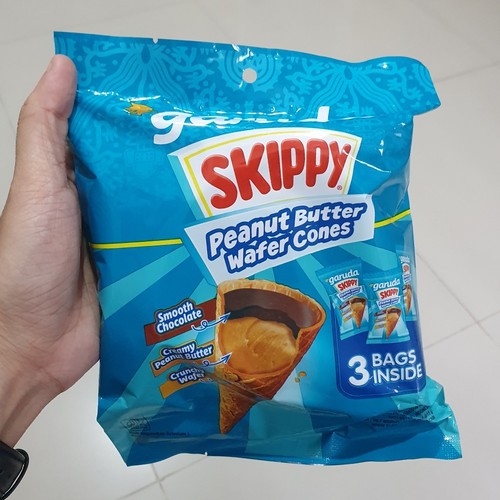 

Biskuit, Kue, & Wafer Garuda Skippy Peanut Butter Wafer Cones 45gr