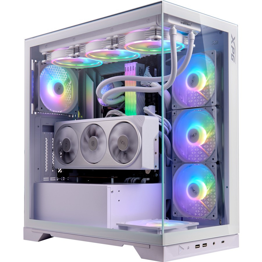 ADATA XPG INVADER X WHITE MID TOWER PC CASE CASING GAMING CHASSIS