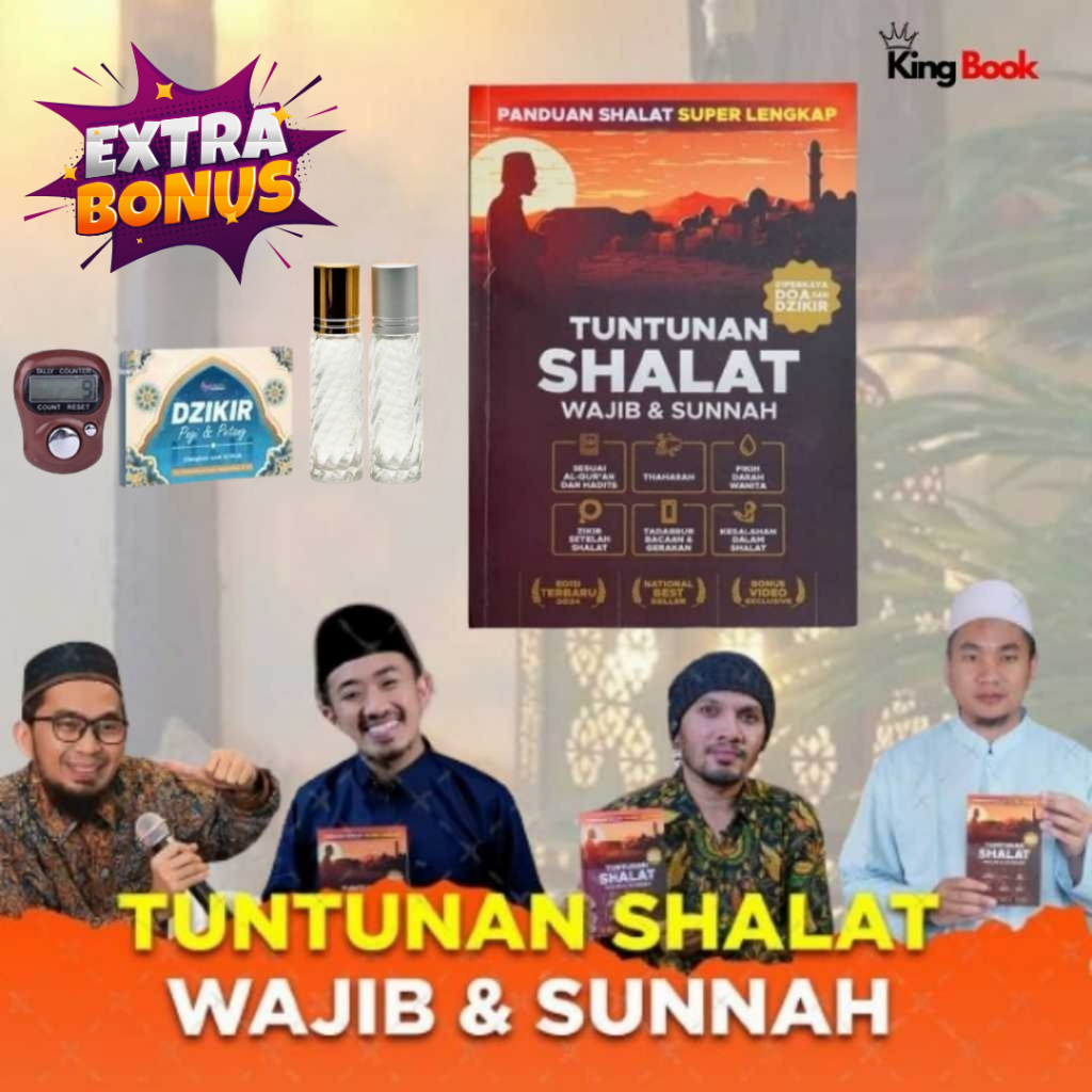 Buku Tuntunan Sholat Lengkap Wajib & Sunah Panduan Shalat Adi Hidayat