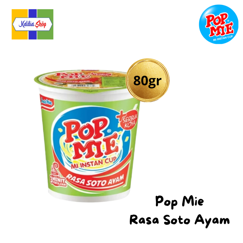 

Mie Pop Mie Rasa Soto Ayam 80gr
