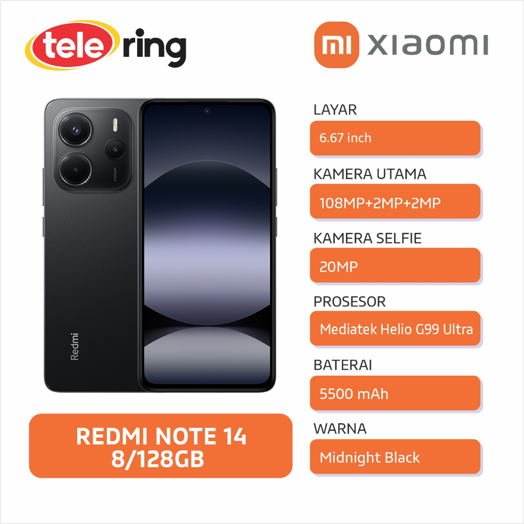 HP XIAOMI REDMI NOTE 14 4G 8/128GB