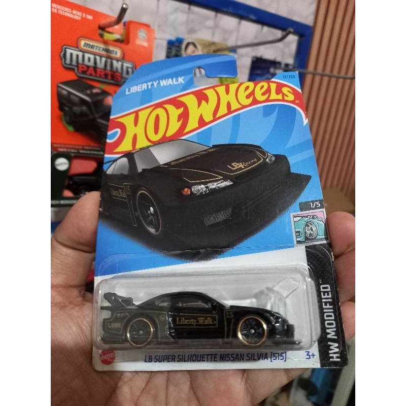 Hotwheels LBWK Nissan Silvia S15 Super Shilouette BLACK