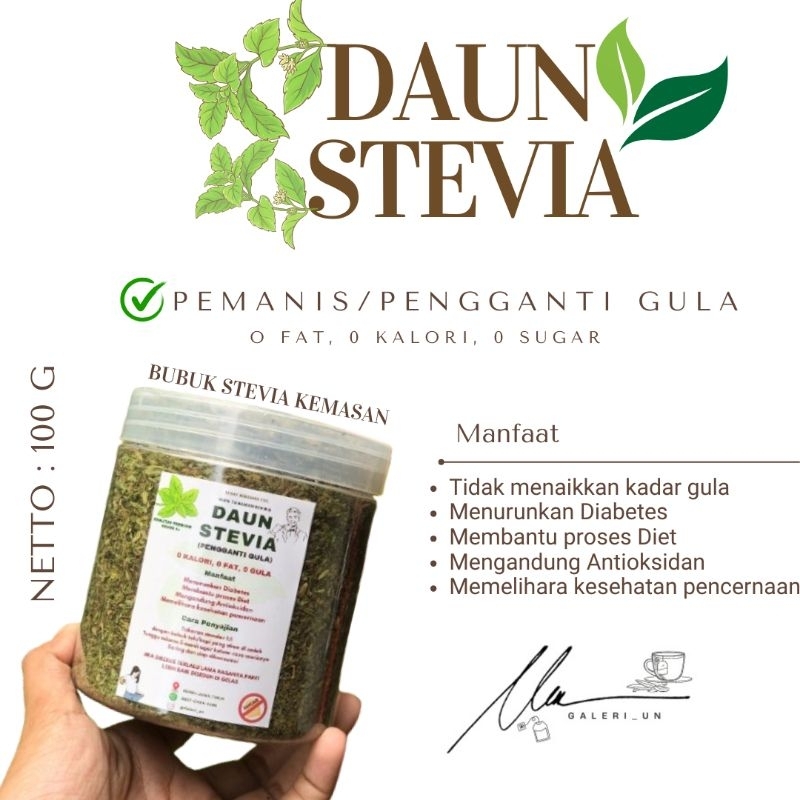 

STEVIA BUBUK (100gr) KEMASAN TOPLES