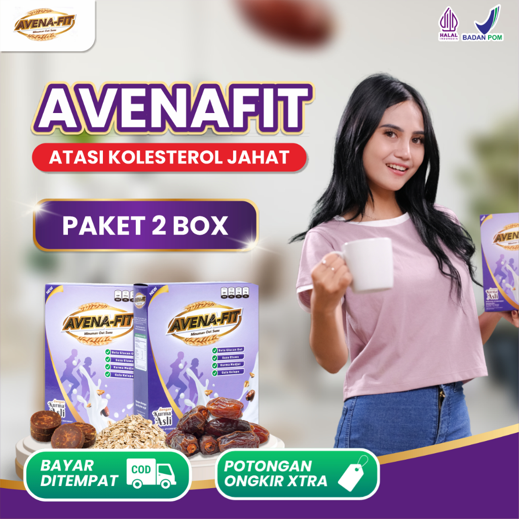 

Paket 2 Box Avenafit Minuman Protein Tinggi - Bantu Turunkan Kolesterol Tinggi tanpa Efek Samping