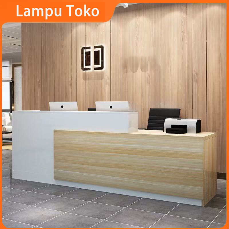 Meja Counter Resepsionis Meja Resepsionis Meja Front Desk Meja Resepsionis Counter Meja Depan Kasir 