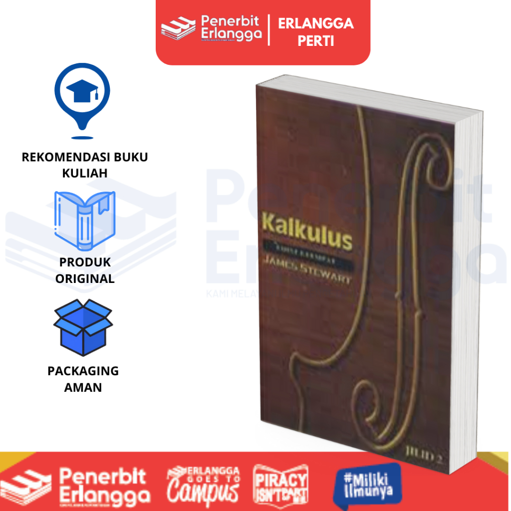 [Erlangga] Buku Referensi: Kalkulus Jilid 2 Edisi 4 - James Stewart