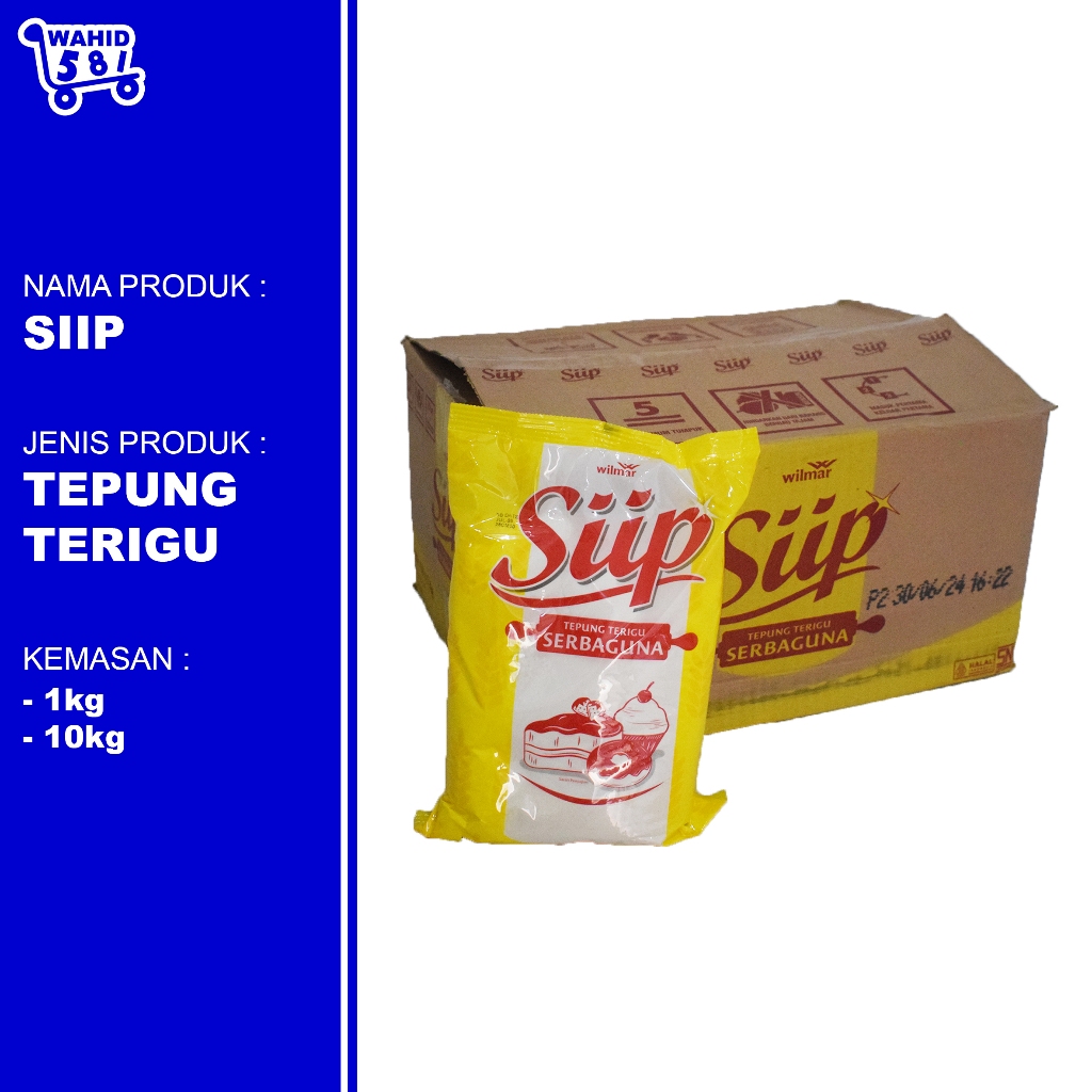 

Tepung Wilmar SIIP / Tepung Terigu / 10kg