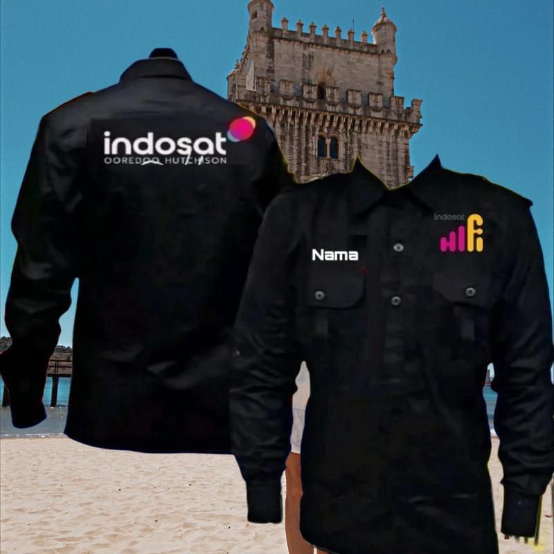 kemeja Indosat seragam Indosat pdh baju Indosat kemeja kerja Indosat seragam kerja Indosat pakaian d