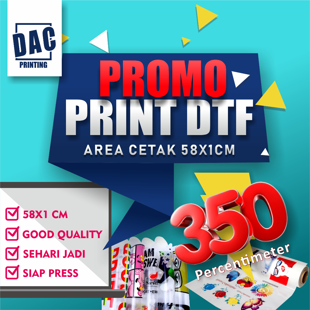 Print DTF Per CM - Print DTF Sablon