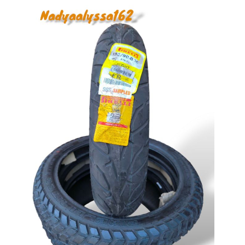 Promo Ban Pirelli 130/90-16 tubeless night dragon 130 90 ring 16 promo baru stok lama aman no minus