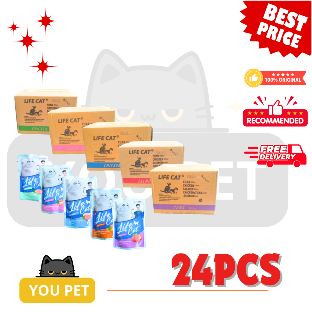 Life Cat Pouch 1dus ( isi 24 ) cat food life cat
