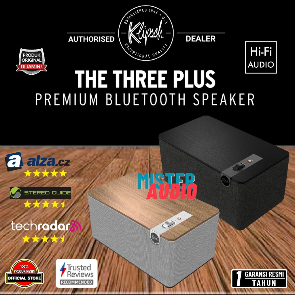 Klipsch The Three Plus Premium Bluetooth Speaker Original