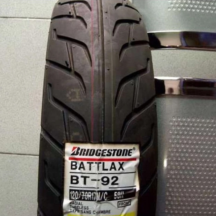 BAN LUAR BRIDGESTONE BATTLAX BT92 UKURAN 120/70-17 RING 17 TUBELESS