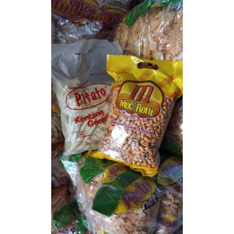 

AR GROSIR!!! Pitato Kentang Goreng Macaroni 350gr