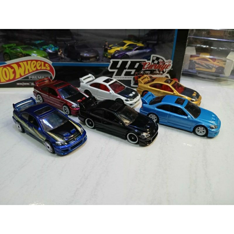 HOT WHEELS HONDA CIVIC SI LOOSE MULUS (SWAB BAN KARET) HITAM,BIRU,BIRU UH,RED HONDA SERIES,PUTIH,GOL