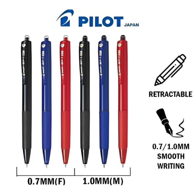 

PILOT BP-1RT ( bolpen PILOT ekonomis )