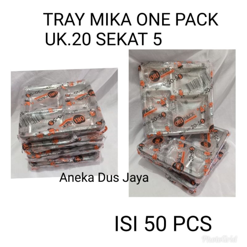 TRAY MIKA UK.20 ONEPACK SEKAT 5/SAMIR MIKA SEKAT 5