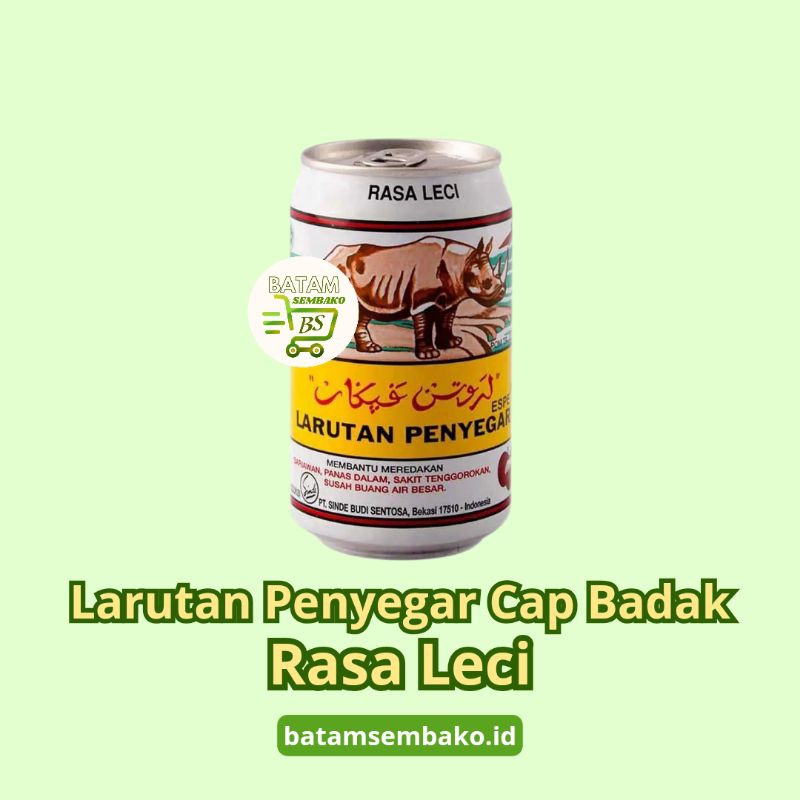

Cap Badak Larutan Penyegar Leci 320 mL