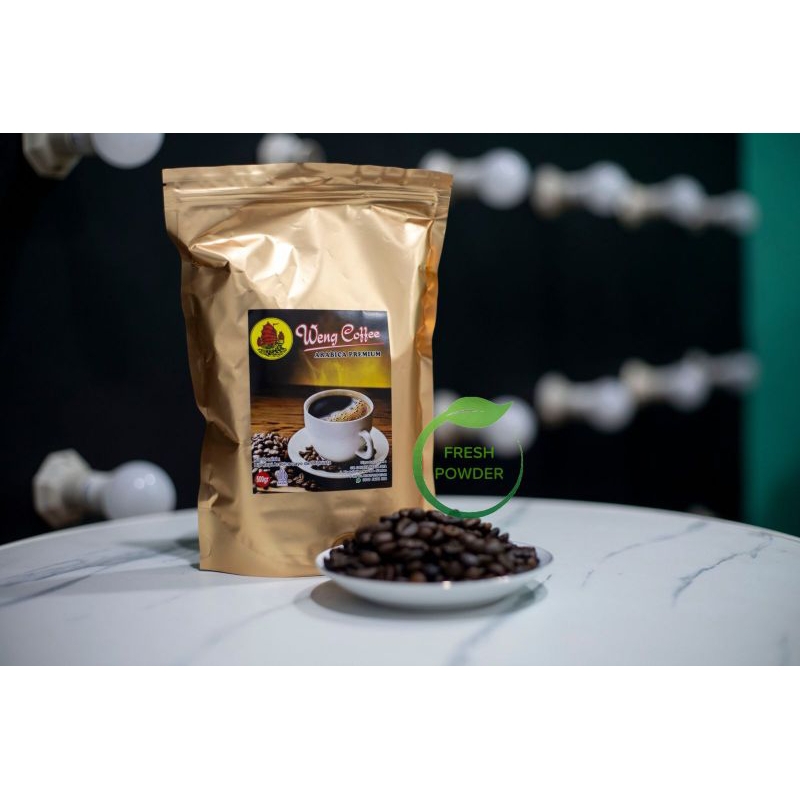 

Kopi Bubuk Weng Coffee ARABICA PREMIUMNYA 500 GRAM