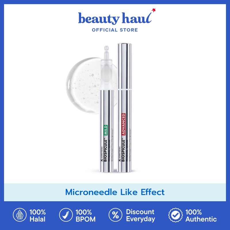 SOMETHINC BioSpicule Renewal Serum - Somethinc Biospicule Serum, Serum Exfoliating untuk Jerawat dan
