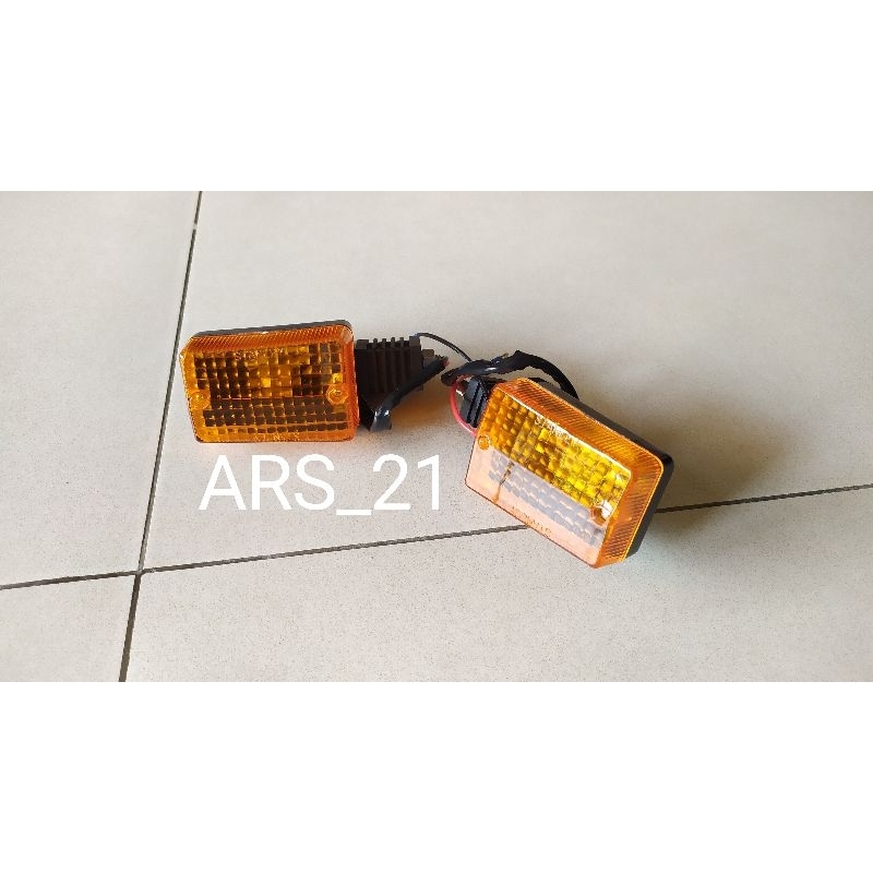 sen sein reting lampu indikator honda win win100 mika kuning import quality