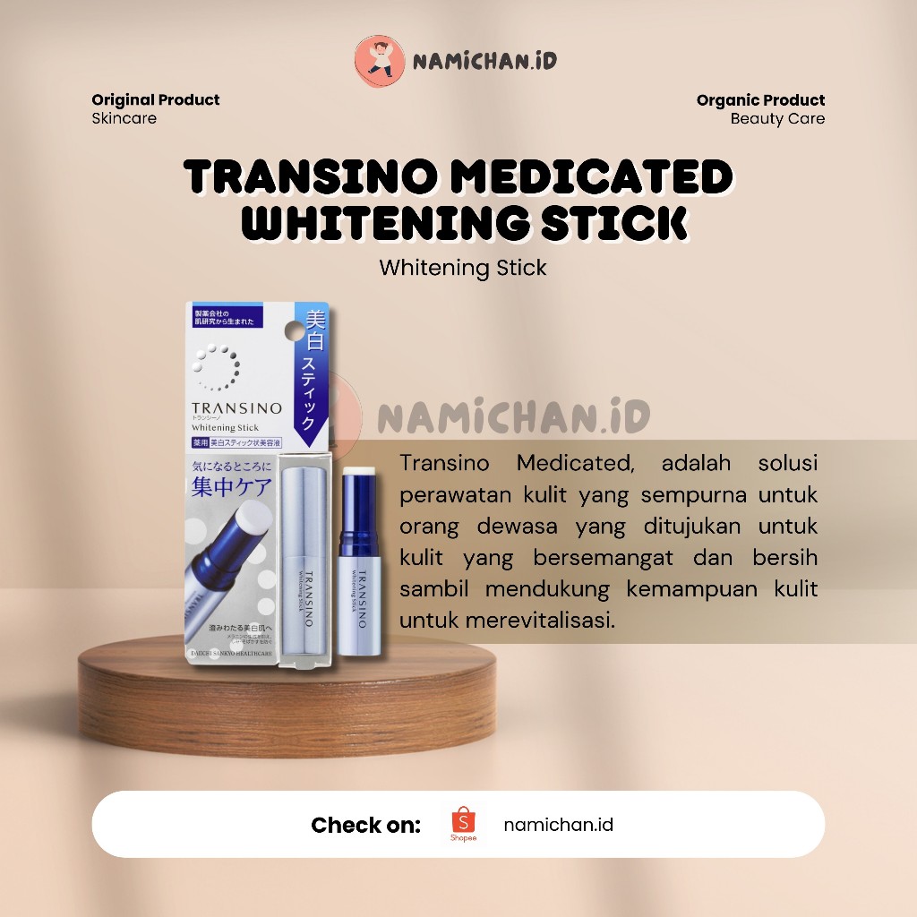 [ PO Japan ] Transino Medicated Whitening Stick 5.3 g For Flek | Transino Jepang | Transino Stick  O