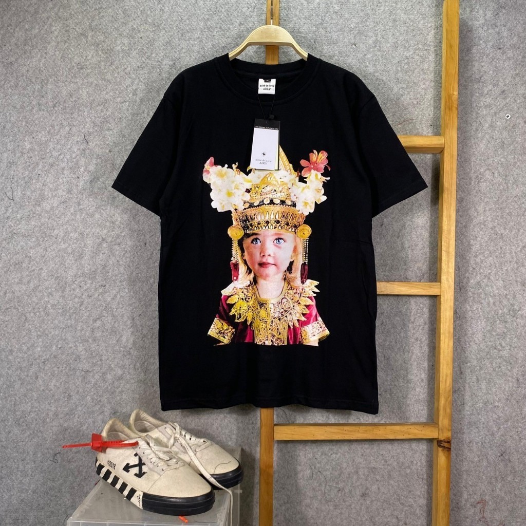 BAJU KAOS TSHIRT ADLV BALI GIRL BABY FACE BLACK