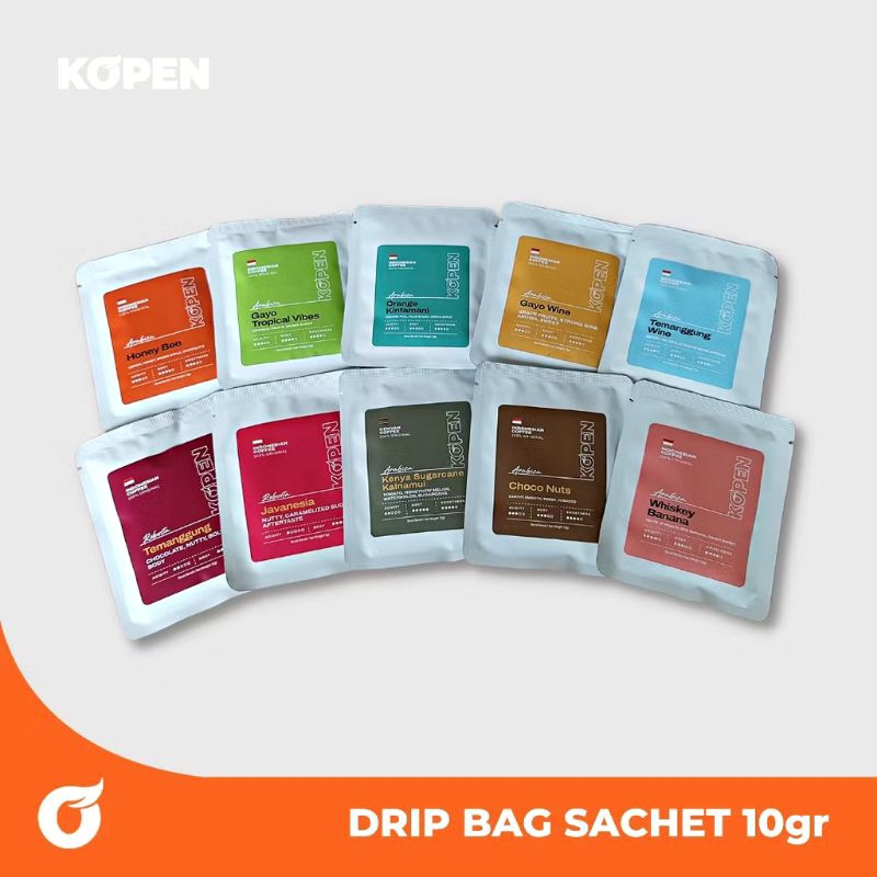 

Drip Bag Coffe Kopi Sachet 10g KOPEN