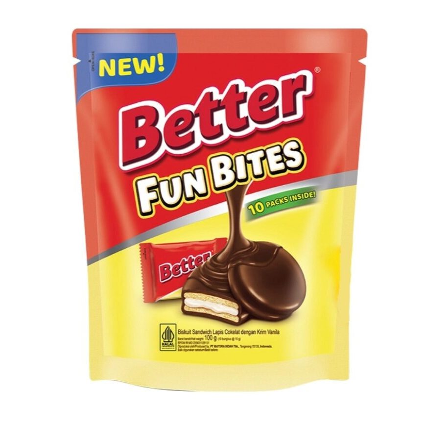 

Better fun bite Sandwich Biscuit 10'S Vanilla